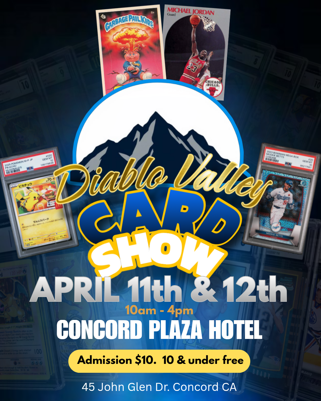 Diablo Valley Card Show Flyer