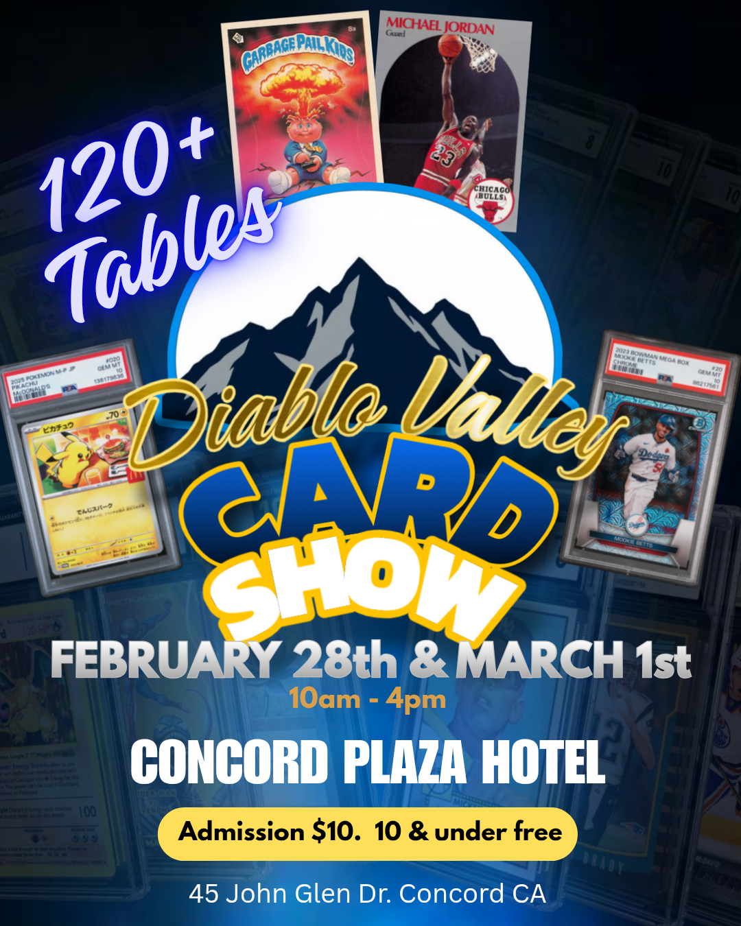 Diablo Valley Card Show Flyer